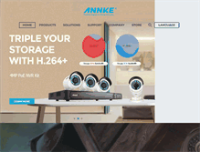 Tablet Screenshot of annke.com
